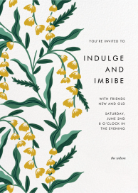 Golden Lily of the Valley - Party Invitation by Rifle Paper Co.