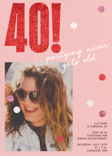 Never Gets Old - Birthday Invitation by Paperless Post