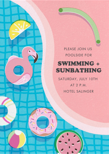 Pink Pool - Business Event Invitation by Paperless Post