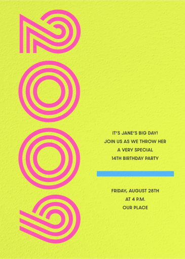 Retro Future - Birthday Invitation by Paperless Post
