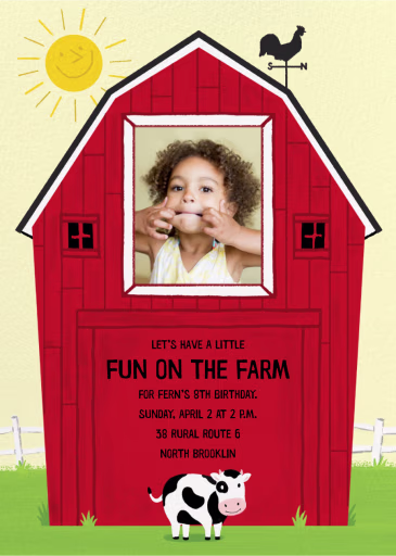Barn Raising - Birthday Invitation by Paperless Post