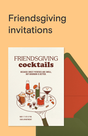 Friendsgiving invitations