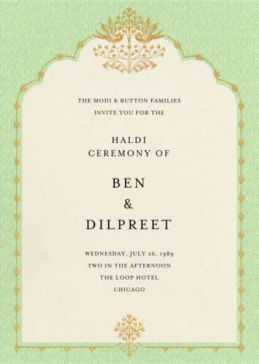 Aadya - Indian Wedding Invitation by Anita Dongre