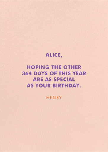 Birthday Friends - Business Greeting Card by Carolyn Suzuki Studio - Back