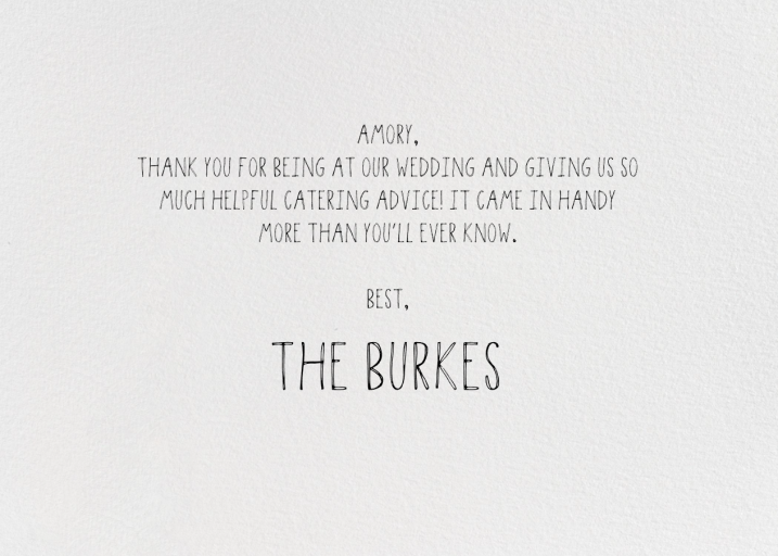 Double Hand Drawn Bordered by Linda and Harriett - Back