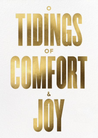 Comfort and Joy by The Indigo Bunting