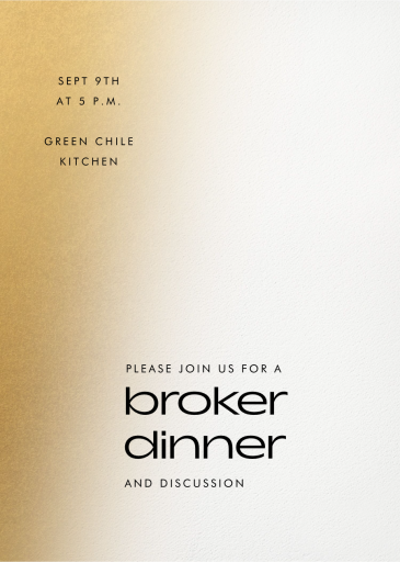 Color Melt - Business Dinner Invitation by Paperless Post
