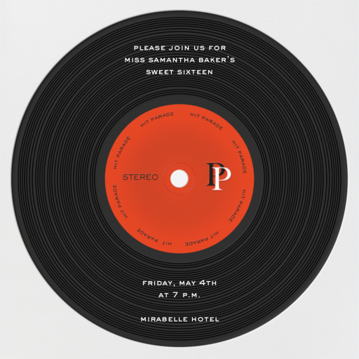 Diva Album - Birthday Invitation by Paperless Post - Back