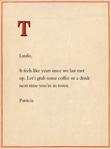 Red Letter by John Derian - Back