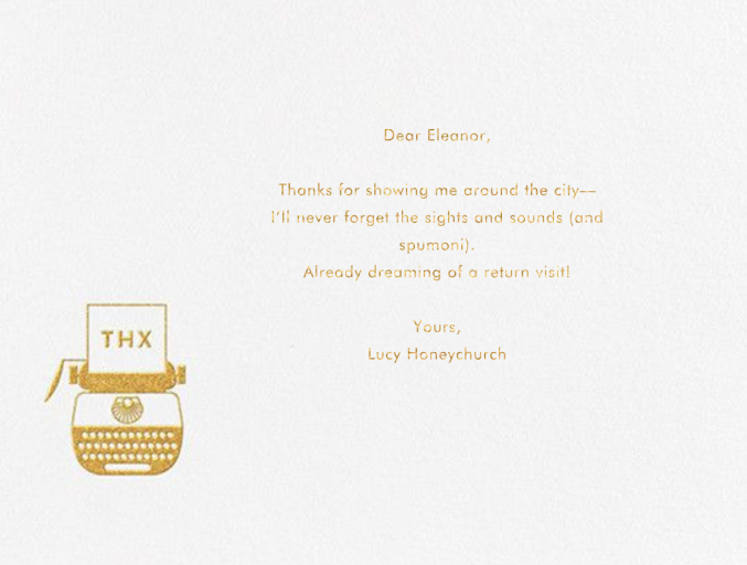 Sholes - Stationery by Paperless Post