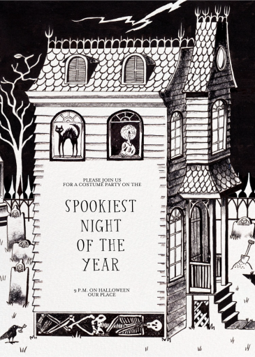 The Old Haunts - Halloween Invitation by Paperless Post