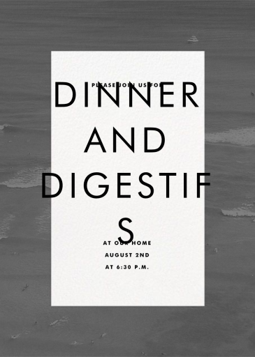 Density - Dinner Party Invitation by Paperless Post