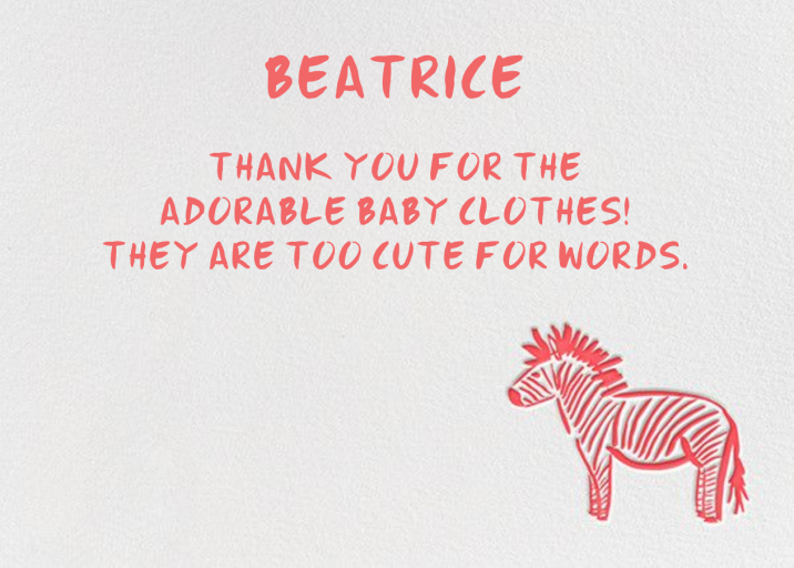 Little Striper - Stationery by Linda and Harriett