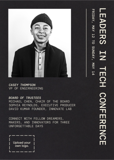 Innovator - Conference Invitation by Paperless Post