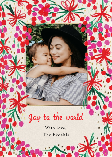 Bouquets of Cheer Photo - Christmas Card by Mr. Boddington's Studio