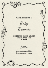 Brunch Details - Baby Shower Invitation by Paperless Post