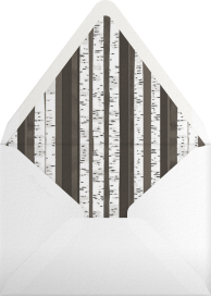 Birch Bark - Paperless Post Envelope
