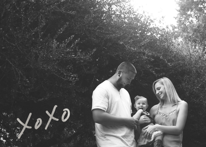 With Hugs and Kisses (Double-Sided) - Father's Day Card by Linda and Harriett