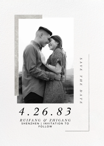 Ando (Photo Save the Date) by Paperless Post
