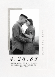 Ando (Photo Save the Date) by Paperless Post