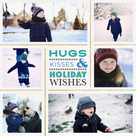 Kisses & Wishes (Photo) - Holiday Card by Jonathan Adler