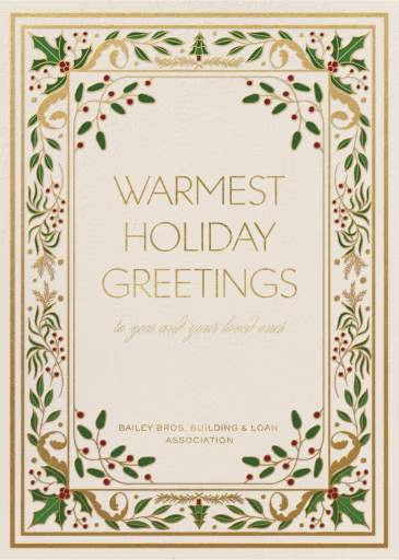 Dickens - Business Holiday Card by Paperless Post