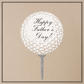 Golf Ball - Father's Day Card by Paperless Post