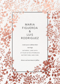 Richmond Park (Invitation) - Wedding Invitation by Oscar de la Renta