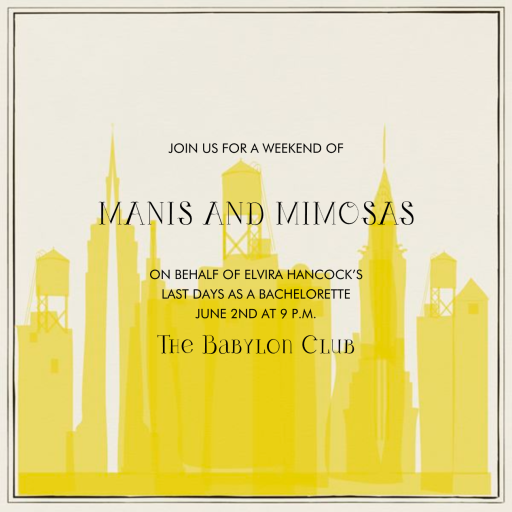 I Love New York - Party Invitation by Mr. Boddington's Studio