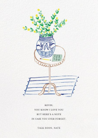 Stable Table - Thinking of You Card by Mr. Boddington's Studio