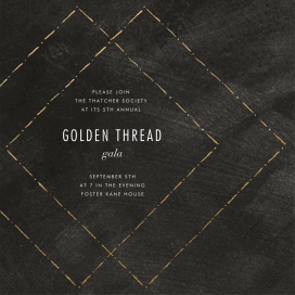 Posh - Gala Invitation by Kelly Wearstler