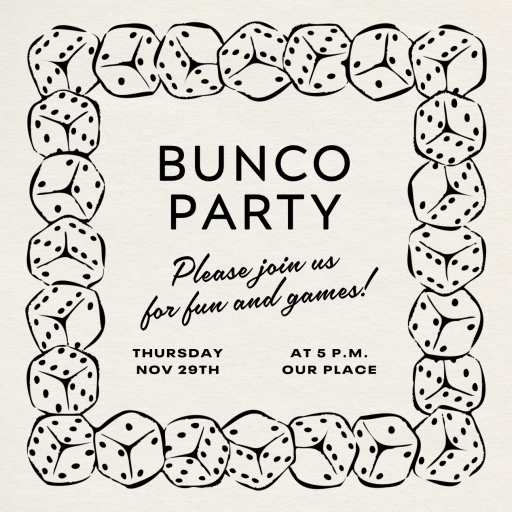 Rolling Dice - Get-Together Invitation by Paperless Post