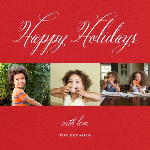 Holiday Triptych - Holiday Card by Paperless Post