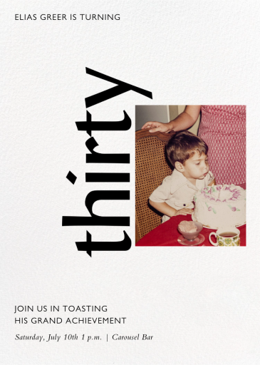 Celebration Photo - Birthday Invitation by Paperless Post