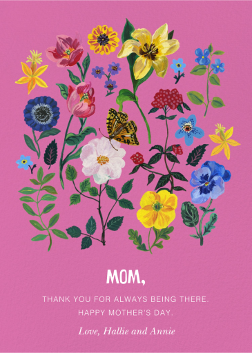 Les Coquelicots - Mother's Day Card by Nathalie Lété