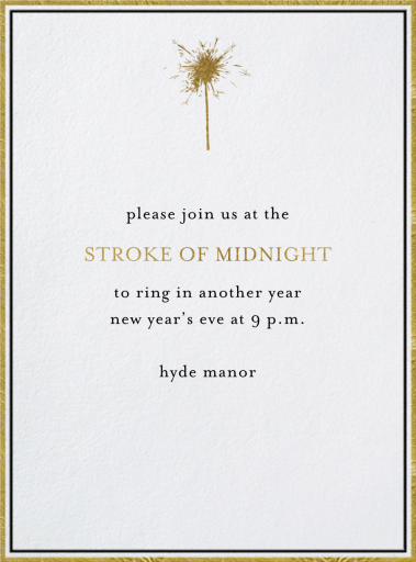 Pall Mall - New Year's Eve Invitation by Paperless Post