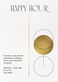 Stemware - Happy Hour Invitation by Paperless Post