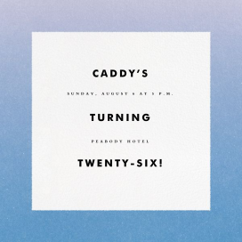 Gradient Border - Birthday Invitation by Paperless Post