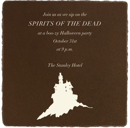 Deckle Valrhona - Halloween Invitation by Paperless Post
