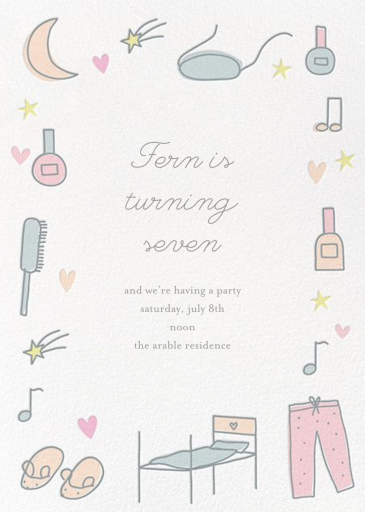 Slumber Party - Invitation by Little Cube