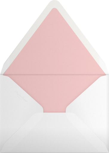 Knitted Baby Shower Invitation Envelope
