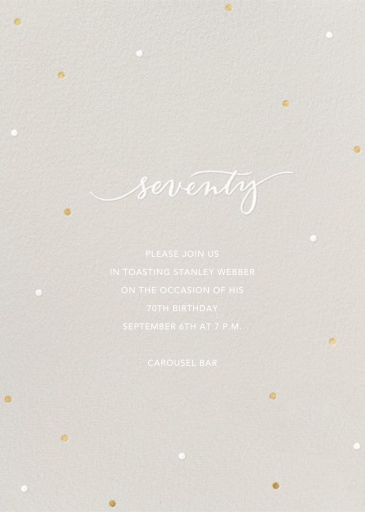 Milestone Dots - Birthday Invitation by Sugar Paper