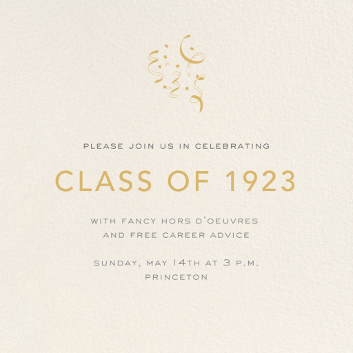 Cream - Business Announcement by Paperless Post