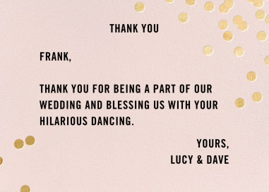 Confetti (Stationery) - Thank You Card by kate spade new york