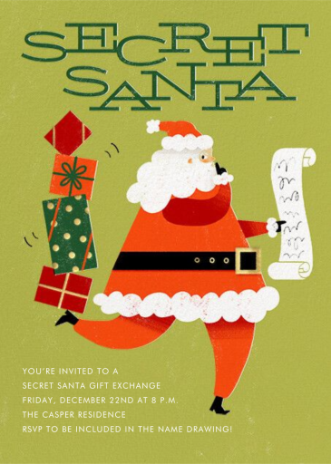 Santa's Got a Secret - Invitation by Paperless Post