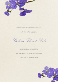 Moth Orchid (Menu) - Business Event Invitation by Felix Doolittle