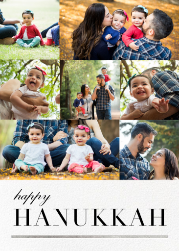 3/4 Portrait (Photo) - Hanukkah Card by Paperless Post