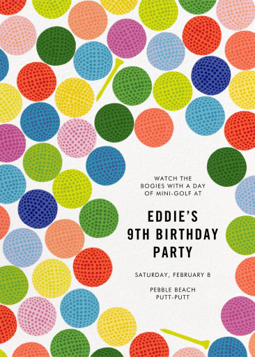 Mulligan - Birthday Invitation by kate-spade-new-york