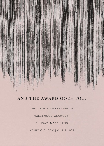 Strie - Viewing Party Invitation by Kelly Wearstler