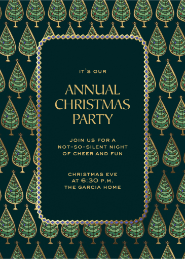 Gleam - Christmas Party Invitation by Jungalow